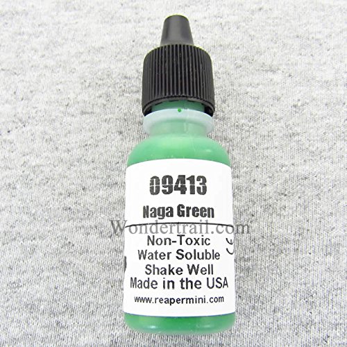 Naga Green Acrylic Reaper Master Series Hobby Paint .5oz Dropper Bottle Reaper Miniatures