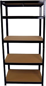 DIVCHI 5 Tier Heavy Duty Storage Rack Aluminium Garage Shelving 875kg Capacity view 7