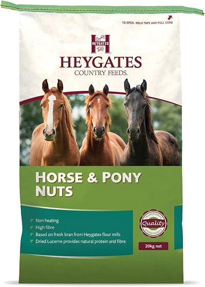 Heygates Horse & Pony Nuts 20kg – High Fibre, Non-Heating Feed
