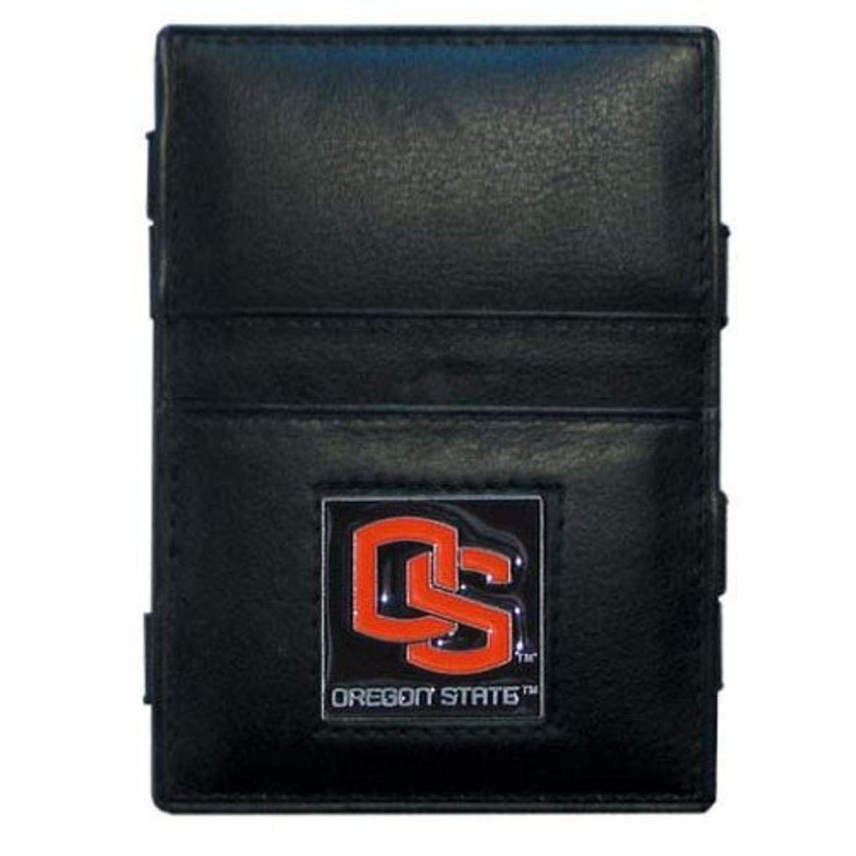 Siskiyou NCAA Sports Fan Shop Oregon State Beavers Leather Jacob's Ladder Wallet One Size Black — image 1