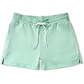 FIROTTII Mens Athletic Sweat Shorts 3 Inch Cotton Soft Casual with Pockets Gym Workout Running Short