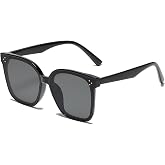 MAXJULI Oversized Sunglasses for Women Men UV Protection 8056
