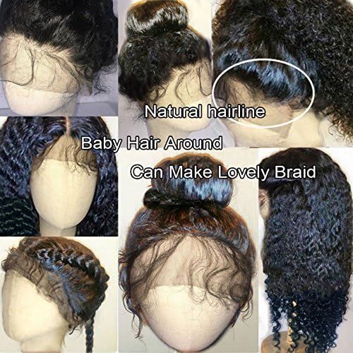 Thriving Hair 8A Full Lace Wigs for Black Women Curly Remy Virgin Hair Glueless Lace Front Wigs with Baby Hair