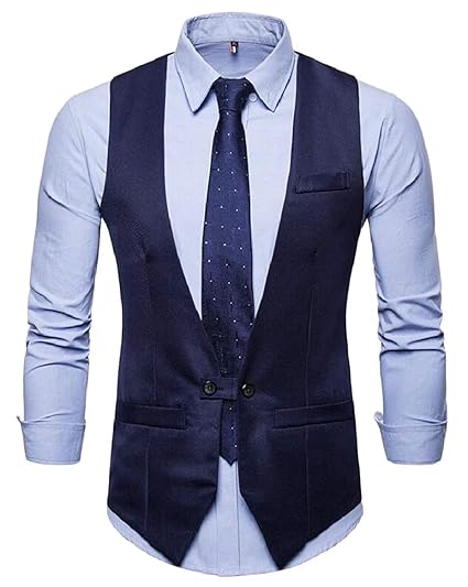 sleeveless blazer mens