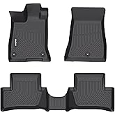 GINOWY-Floor Mats for Acura TLX 2021-2024 2025 All Weather Car Floor Mats TLX 2024 Waterproof Easy to Clean TLX Floor Liners 