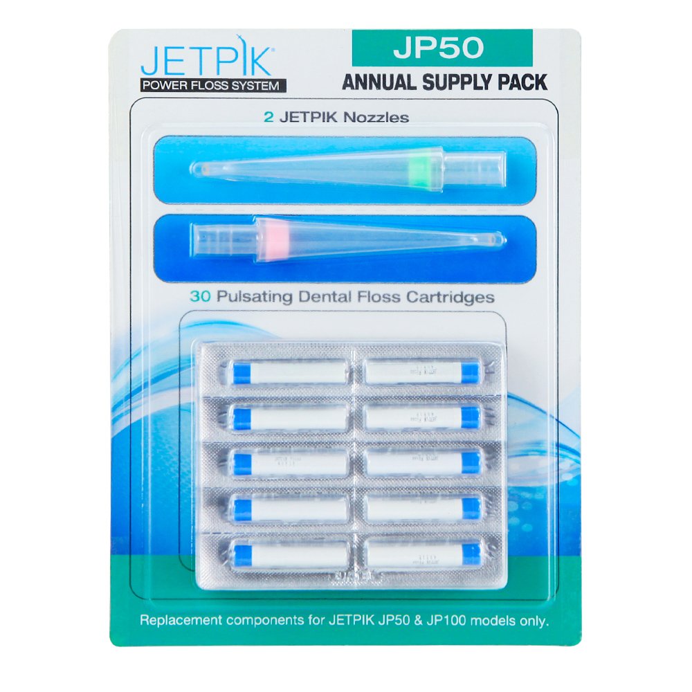 JETPIK JP50 Annual Pack Contains A Whole Year Supply for Your JP50 Series Power Floss Use