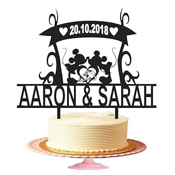 Ustensiles A Patisserie Patisserie Mickey Mouse Kisses Minnie Mouse Gateau De Mariage Gateau De Fete De Fiancailles En Noir Brillant Patisserie Allopizzaterrebonne Com