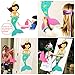 Aytai Pin The Tail on The Mermaid Party Game for Kids, Under The Sea Party Games, Mermaid Party Games with 14Pcs Tail Ornaments for Kids Birthday Decorations, Mermaid Games Supplies