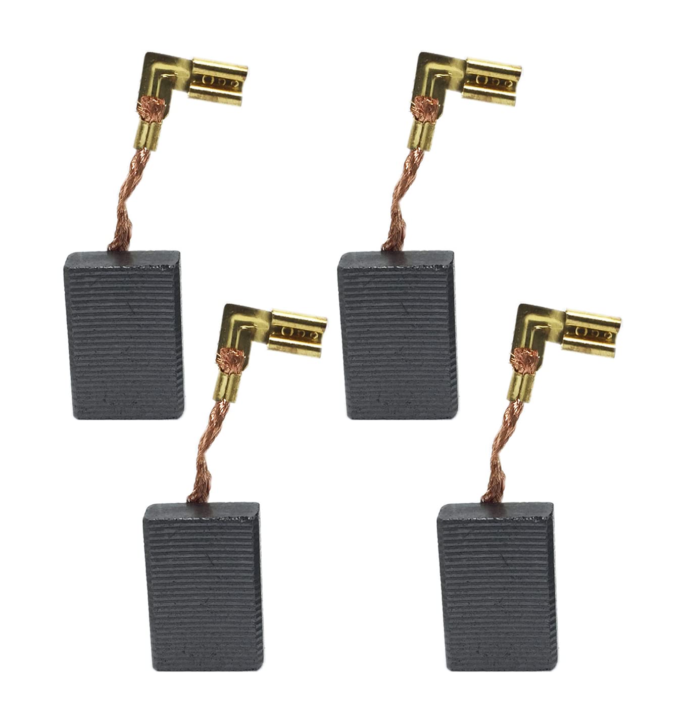 4pcs longlife CB318 Carbon Brush Replacement for Makita CB318, CB325, CB340, CB336,191974-7,194074-2, 191978-9, 195396-3 (4 pcs/Pack)