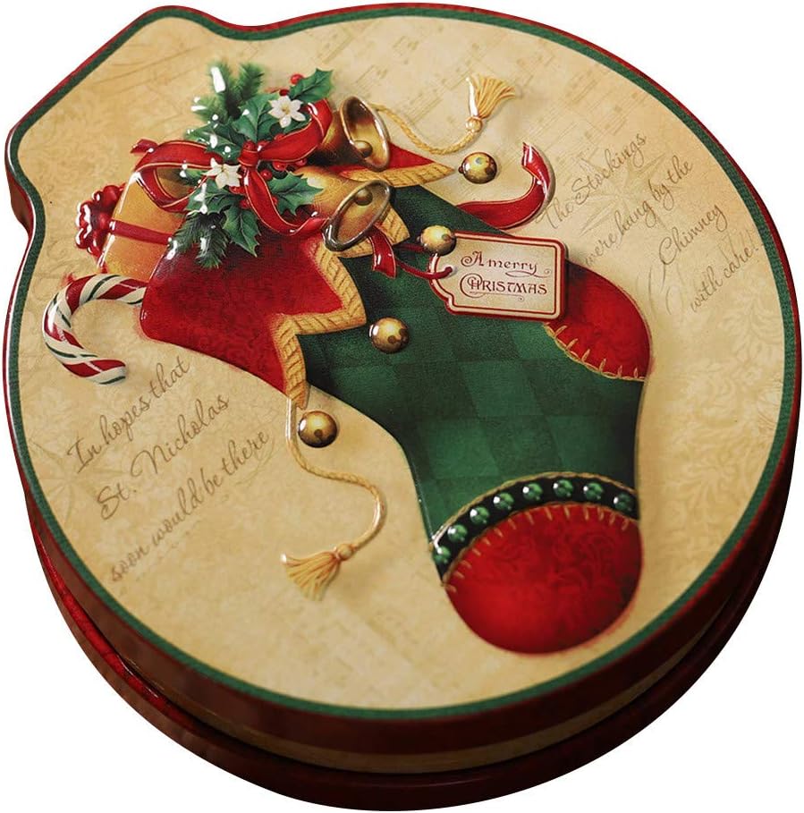 Napravi Rs Rangement Et Organisation Boites A Biscuits Noel Boite En Metal Christmas Boite Cadeau Vide Retro Boite De Rangement Les Chocolat Bonbon Cadeau Gateau Multicolore A Biscuits Pochette Cadeau Mini A Bijoux