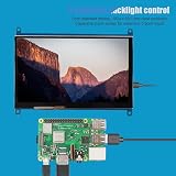 Lazmin 7 Inch HDMI LCD Touch Screen 1024x600 Ultra HD Display for Raspberry Pi 3 view 2