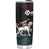 GRITR 20 oz/600 ml Stainless Steel Double Wall Vacuum Insulated Tumbler for Coffee, Tea, Water, Smoothie | Leakproof Reusable Travel Mug w/Lid for Men & Women