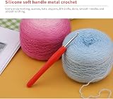 SUVSOON 4.5mm Ergonomic Soft Handle Crochet Hook for Arthritis Beginners view 4