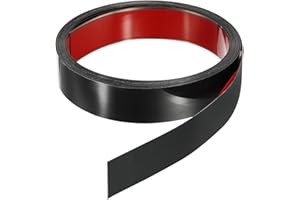 HARFINGTON 16.4ft x 1.18" Wall Trim Peel and Stick Molding Trim Frame, Self Adhesive Stainless Steel Mirror Finish Metal Stri