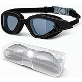 Maraiss Swimming goggles, Anti Fog & UV Swim Goggles, Clear Pool Swim Goggles, Leak-proof Swimming Goggle for Adult Men Women