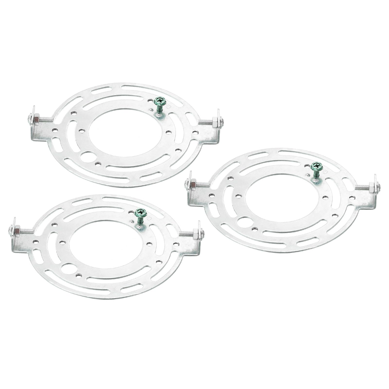 PATIKIL 126mm (4.96") Universal Light Fixture Mounting Bracket Kit, 3set Light Crossbar Round Ceiling Plate for Wall Light, Close to Ceiling Light, Chandelier