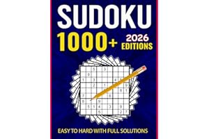 Sudoku Puzzles for Adults: 1000+ Puzzles Easy to Hard with full Solutions