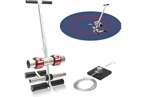 HamRoRung Playing Field Line Striping Machines, with Drawing Circle Kit, Floor Tape Applicator, Pickleball Court Marking Kit for Driveway, Asphalt Or Concrete, Basketball Courts, Road Warning