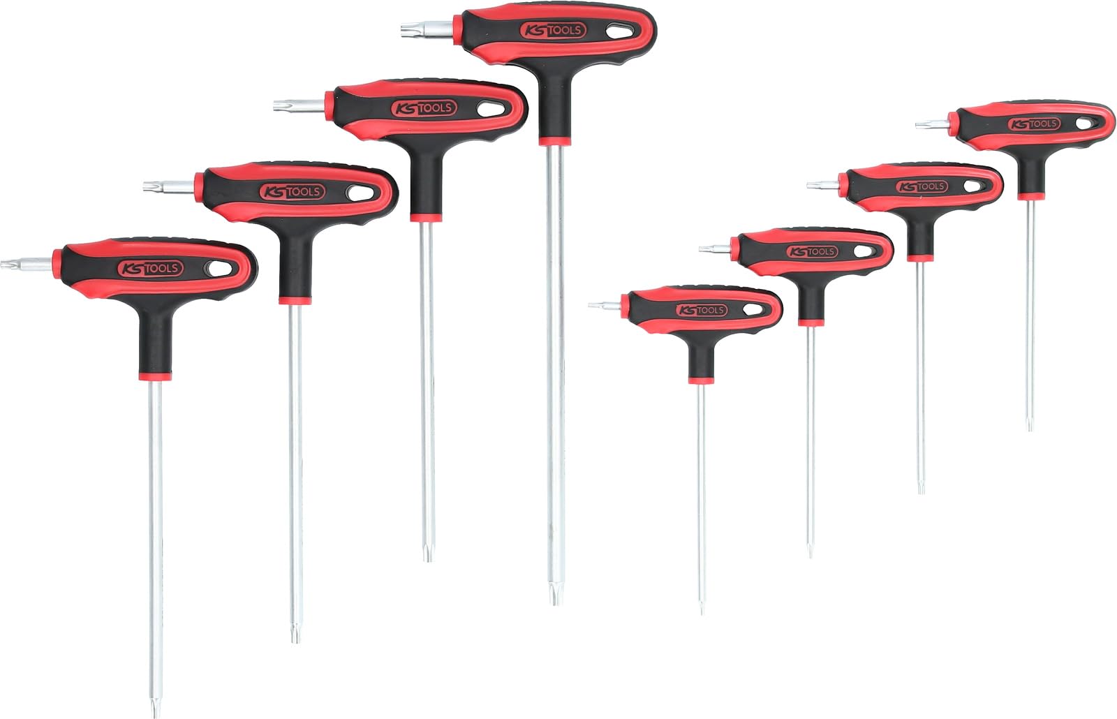 KS Tools Ergo Plus T-Handle Key Wrench Set (6 Pieces)