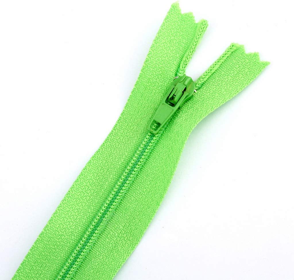Gwxevce 10pcs cm Nylon Cremalleras Invisibles Con Extremo Cerrado Para Diy Tailor Sewing Craft Purse Cremalleras Baetebangladesh Costura Y Manualidades