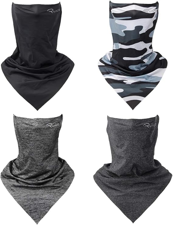 Scaldacollo HASAGEI - Bandana Multiuso Estiva - Per Moto, Ciclismo, Corsa - Traspirante Ed Elastica - Foto 2