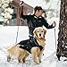Kurgo North Country Dog Coat, Dog Winter Jacket, Waterproof Dog Jacket, Dog Snow Jacket and Windproof Dog Coat, Reflective Dog Fleece (Red, Medium)