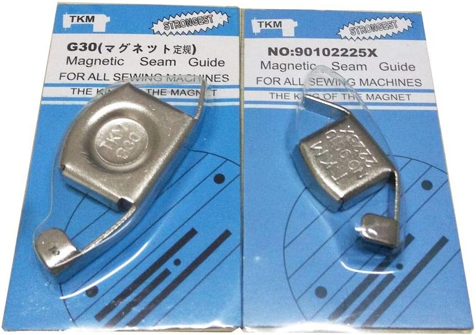 YICBOR Sewing Tools Magnetic Seam Guide for All Sewing Machines 2pcs with Paper Package