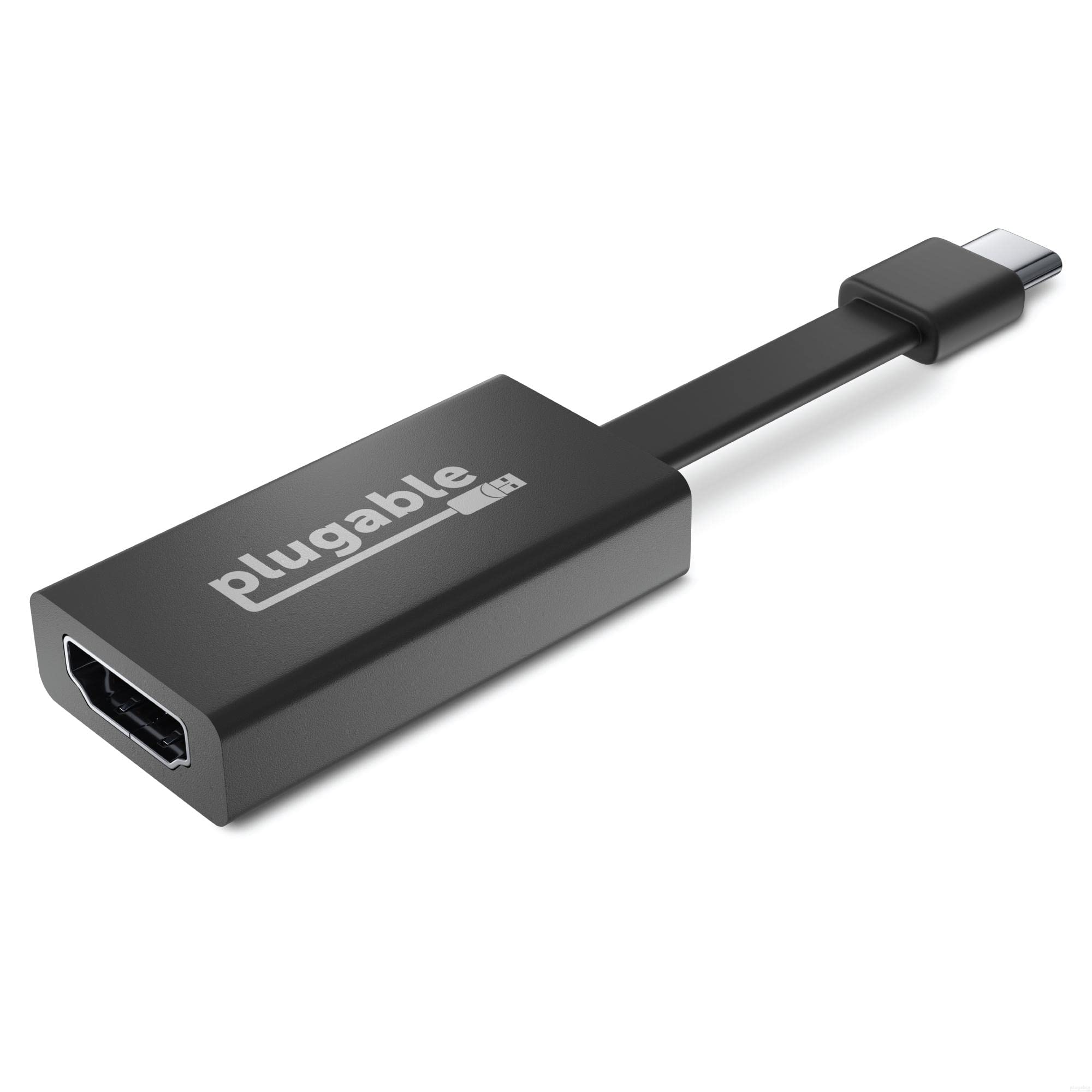 Plugable USB C to HDMI Adapter 4K 30Hz, Thunderbolt 3 to HDMI Adapter Compatible with MacBook Pro, Windows, Chromebooks, 2018+ iPad Pro, Dell XPS, Thunderbolt 3 Ports and more - Driverless