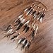 Hippie Feather Headband Boho Headdress - AWAYTR Feather Crown Elastic Gypsy Festival Headband Indian Hair Accessories (Green+black)