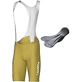 LAMEDA Mens Cycling Bib Shorts,Padded Breathable Bike Shorts Men Lightweight Bicycle Bibs Bike Tight for Road Gravel Biking