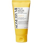 SOME BY MI Yuja Niacin Brightening All in One Cleanser - 3.38Oz, 100ml - Mild Daily Face Wash for Dull-Looking Skin - Low pH Formula with No Irritation - Pore and Sebum Care - Korean Skin Care