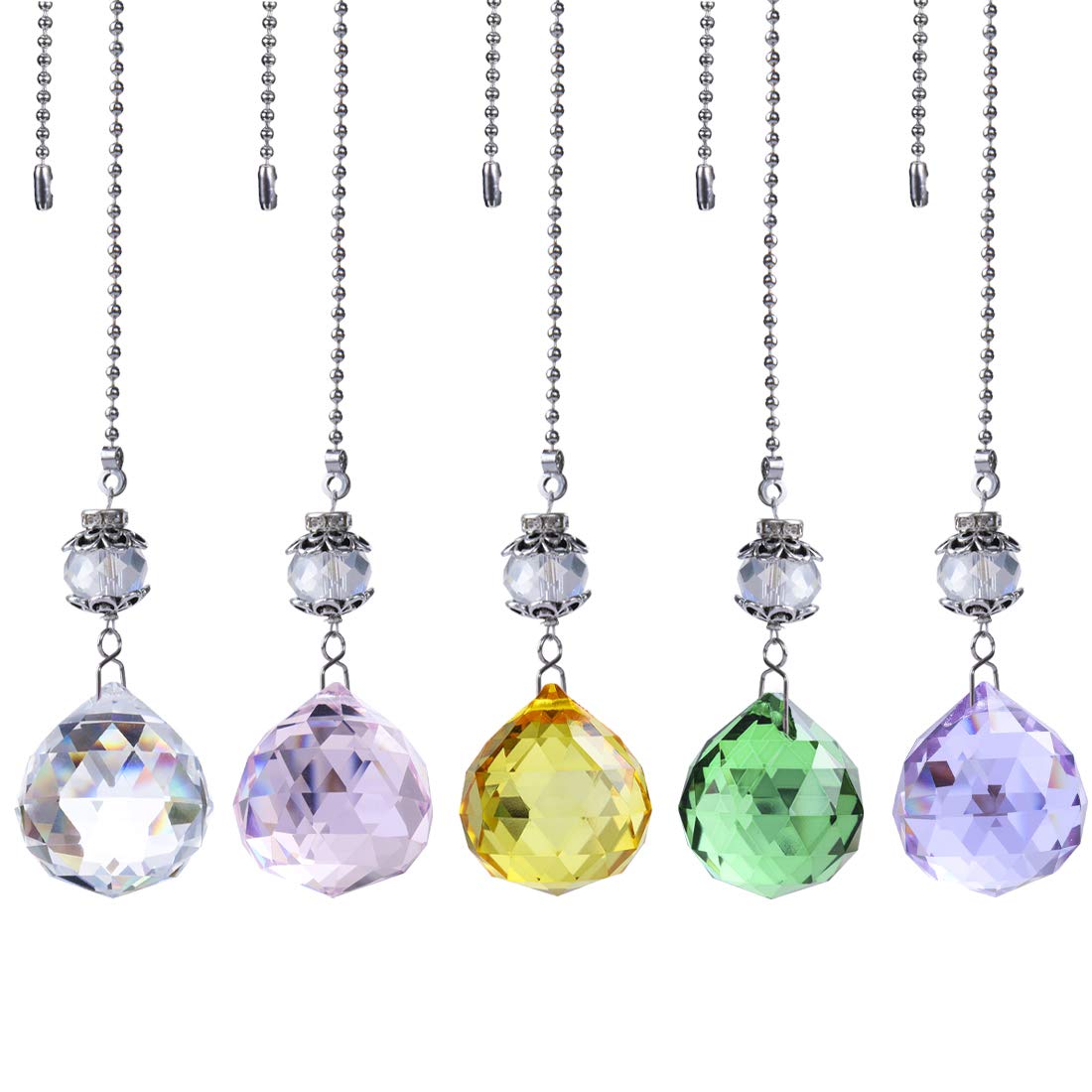 Crystal Multi Color Crystal Ball Prism Dazzling Crystal Ceiling