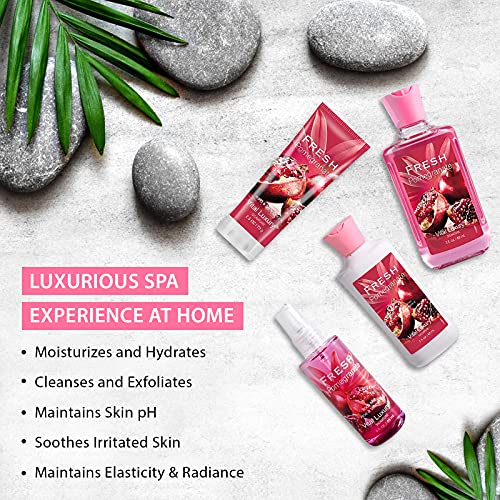 Vital Luxury Bath & Body Kit, 3 Fl Oz, Ideal Skincare Gift Home Spa Set