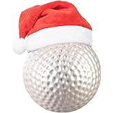 3.15” Christmas Golf Ornament Glass Blown Christmas Ball Ornaments for Christmas Tree Decoration - Christmas Ball Ornaments Balls for Xmas Holiday Party Tree Decoration