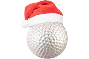 LEJHOME 3.15” Christmas Golf Ornament Glass Blown Christmas Ball Ornaments for Christmas Tree Decoration - Christmas Ball Ornaments Balls for Xmas Holiday Party Tree Decoration