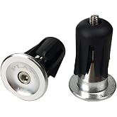 PLATT Bicycle Bar End Plugs Aluminum Bike Handlebar Cap For Road Bike Mountain Bike BMX (One Pair)