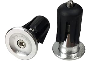 PLATT Bicycle Bar End Plugs Aluminum Bike Handlebar Cap For Road Bike Mountain Bike BMX (One Pair)