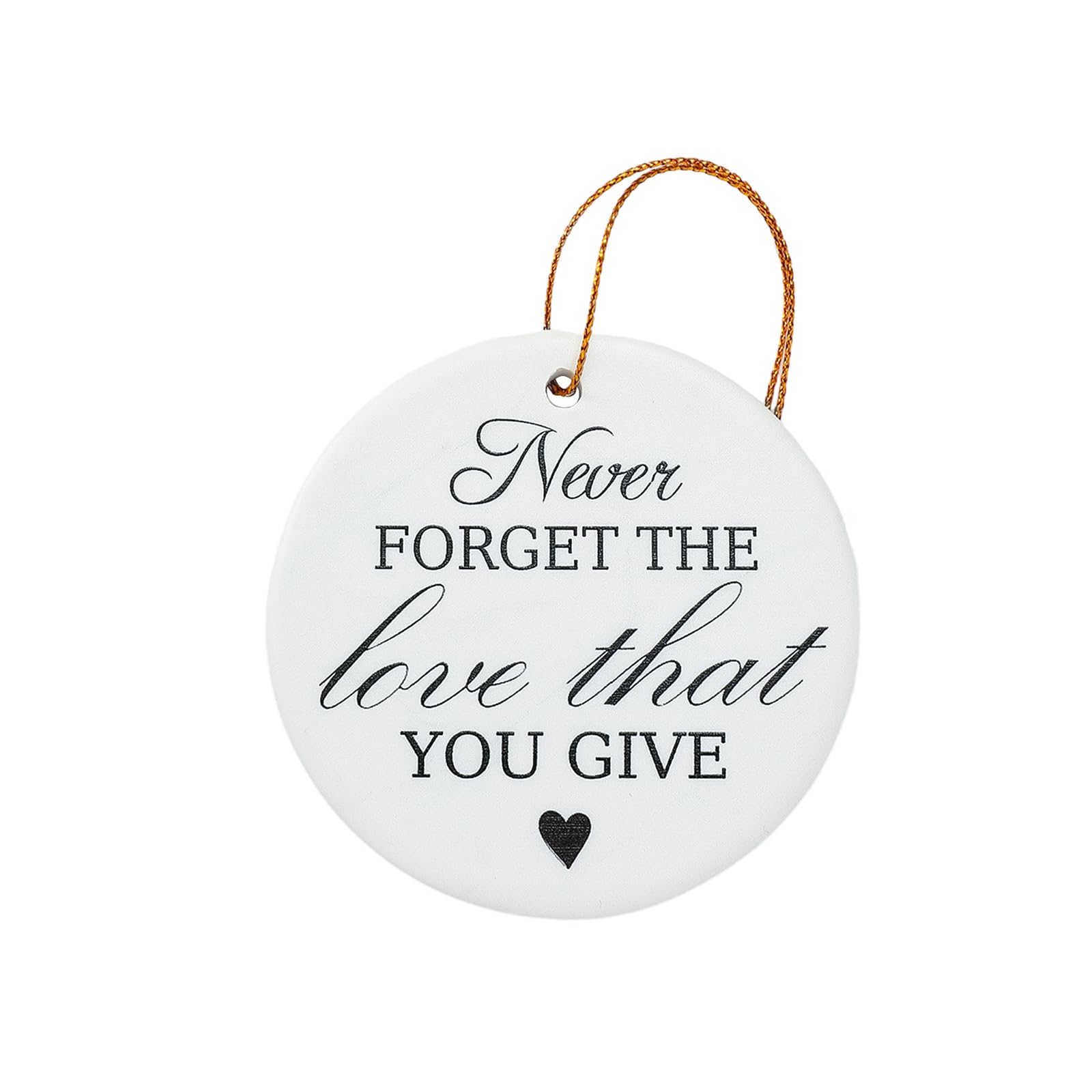 Photo 1 of ****4 PIECE****Thank You Ceramic Ornament – Appreciation Gifts for Women, Men, Teachers, Nurses, Coworkers, Bosses – Retirement, Farewell, Birthday, Christmas Keepsake