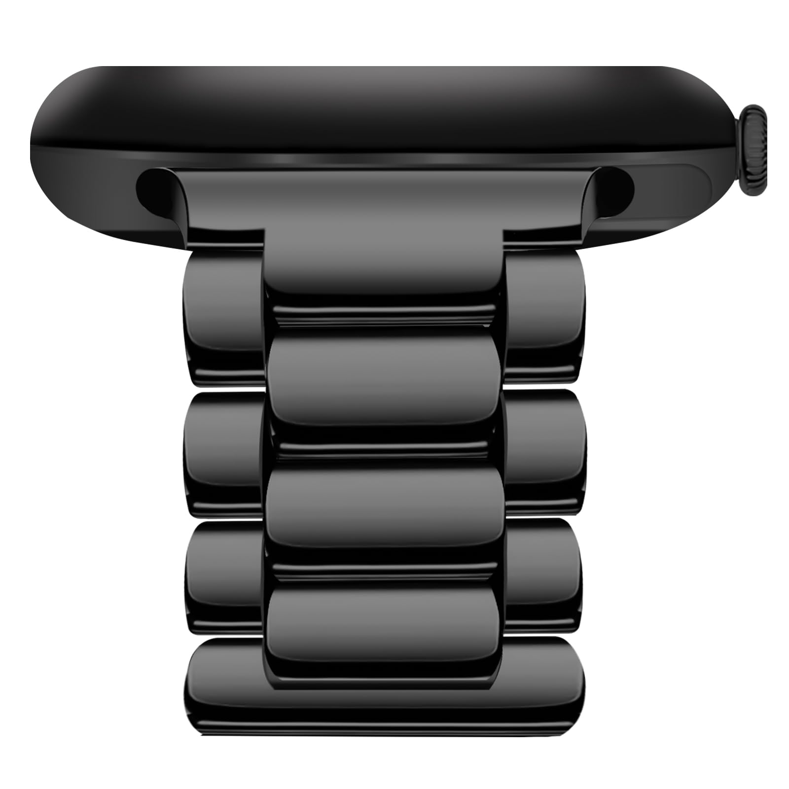 HAYONLIY Stainless Steel Straps Compatible for Google Pixel Watch 3 (45mm), Adjustable Metal Business No Gap Band for Men