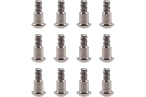ZMHOBBY M3x4x10mm Steel Incision Kingpin Shoulder Screw for Axle Knuckles Fits Axial Capra SCX10 CJ-7 AR45P AR44 VRD VS4-10 F10 H10 Optic Axle (Silver)
