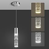 OKELI Modern Pendant Light,3Color LED Bubble