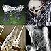 3 Pack Halloween Stretch Spider Webs, COOLWAS Indoor & Outdoor Spooky Spider Webbing with 50 Fake Spiders for Halloween Decorations