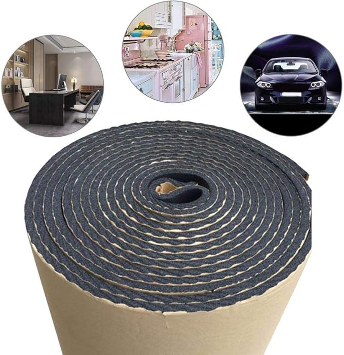 Roebii 5MM Car Sound Deadening Mat, Self Adhesive Automotive Insulation