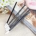 KINGLAKE 100PCS Disposable Lip Brushes Lipstick Gloss Wands Applicator