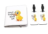 Shut the Duck Up Passport Holder + Luggage