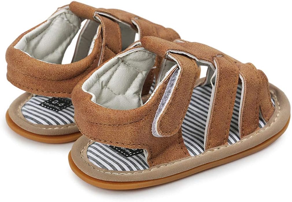  | Baby Boys Girls Sandals Anti-Slip Rubber Sole First Walker Prewalker Summer Shoes Infant Sandals for Toddler Girls | Sandals
