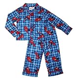 Marvel Ultimate Spiderman Boys Flannel Pajama Set