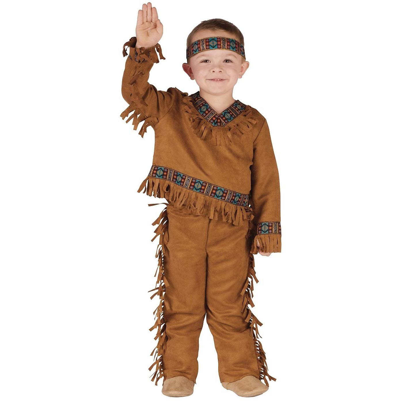 Fun WorldCostumes Baby Boy's Native American Toddler Boy Costume