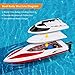 RC Boat for Pool and Lakes Use 25KM/H Remote Control Boats for Kids and Adults Racing Boat With Auto-Correct Direction