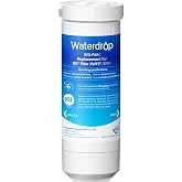 Waterdrop XWFE&reg; Water Filter, Replacement for GE&reg; XWFE&reg;, Built-in Chip | Replacement for GE&reg; XWF, Compatible with GNE27, GFE26, GDE25, GSS25 and PSE25 Series Refrigerators, NSF 42 &amp; 372 Certified